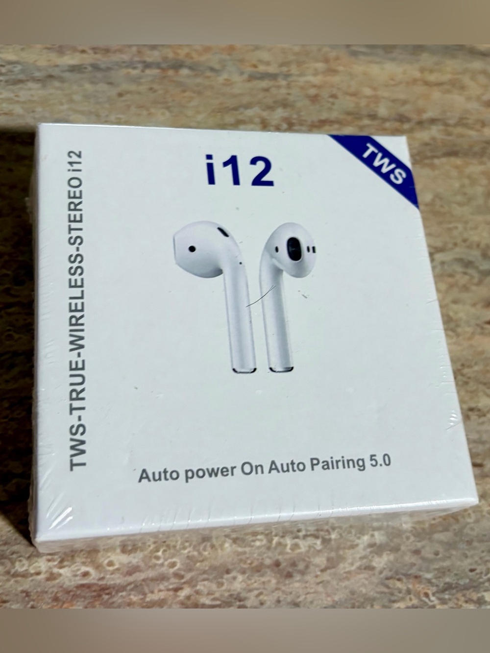 i12 TWS Wireless Earbuds - White